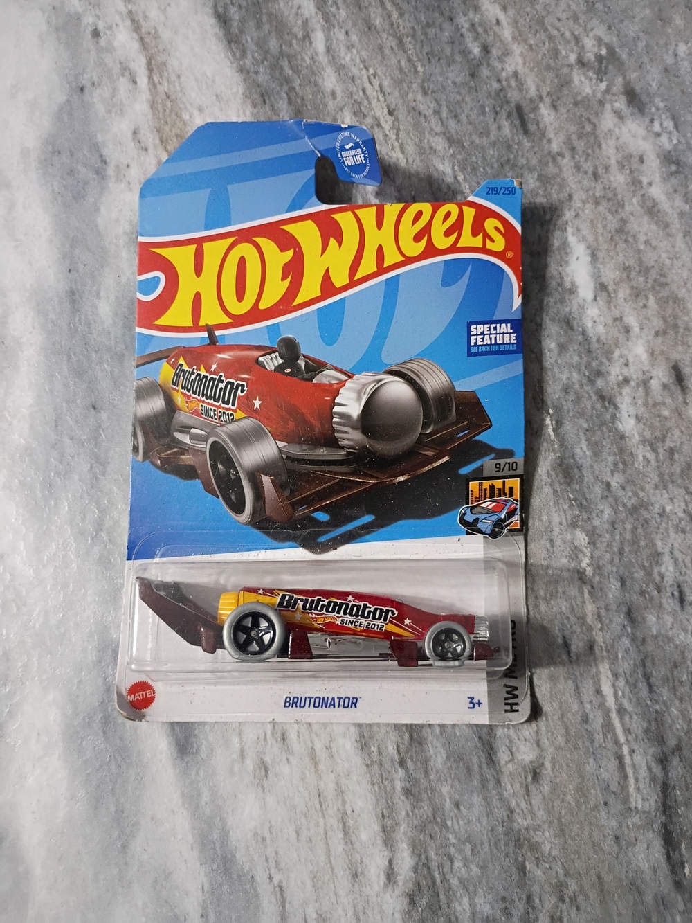 Hot Wheels Brutonautor Red Die-Cast Toy Car